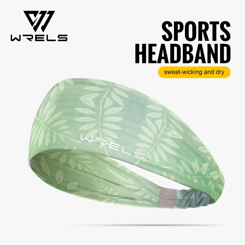 WRELS Sports Headbands for Men Women Elastic Sweatbands Non Slip Hair Bands for Gym Yoga Running Fitness Outdoor Sports Headband