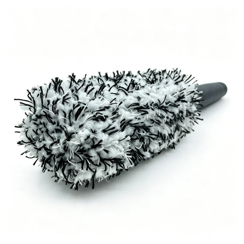 1pc Wheel Cleaning Brush Set, Soft Bristle Car Detailing Tools for Deep Clean, Durable Handle for Car Truck Motorcycle Wheels.