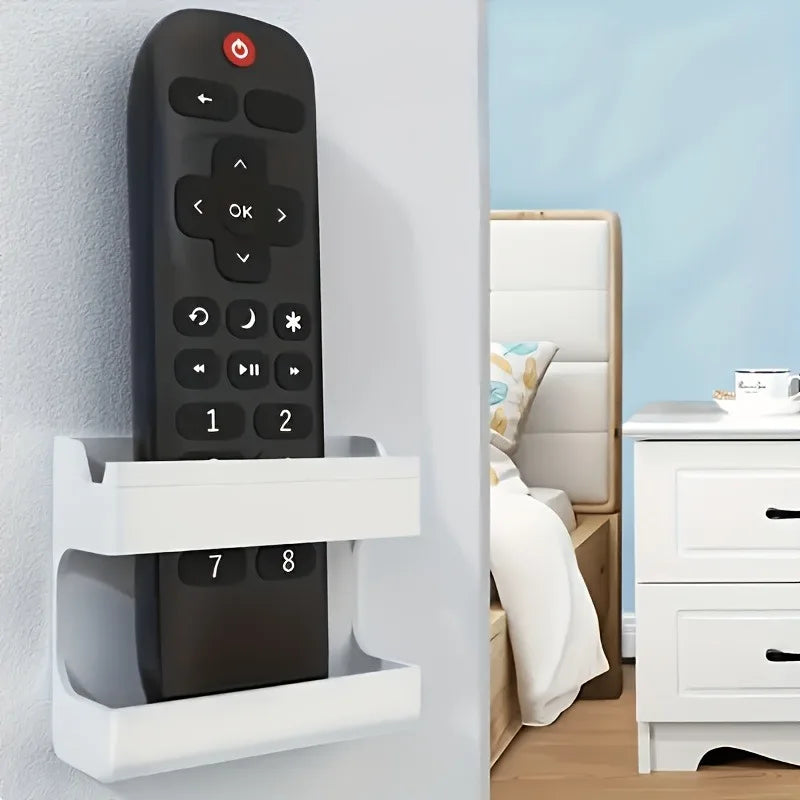 2PCS Multi-Purpose Mount Secure Phone Charger,Organize Remote Controls Universal Wall,Desk Holder for Router,Bedside Nightstand