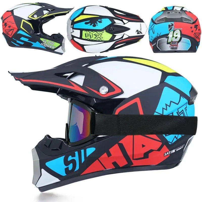 Men Motocross Helmet Off Road Professional Atv Cross Helmets Mtb Dh Racing Motorcycle Helmet Dirt Bike Capacete De Moto Casco
