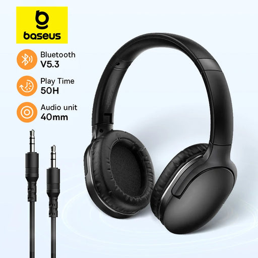 Baseus D02 Pro Wireless Headphones Bluetooth Earphone 5.3 Foldable Headset Sport Headphone Gaming Phone Fone Bluetooth Earbuds