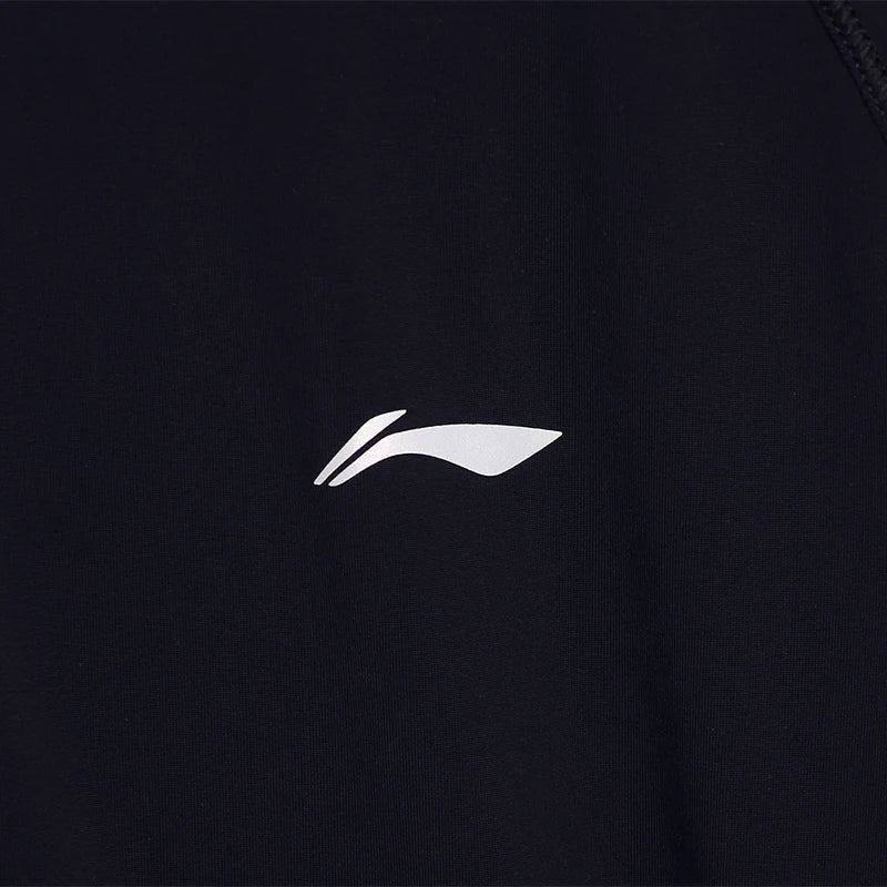 អាវកីឡា Li-Ning សម្រាប់នារី ធ្វើពីប៉ូលីអាមីត ៨៦% អេឡាស្តង់ ១៤% ស្ដើង ងាយស្រួលដកដង្ហើម AFDVK៥៦