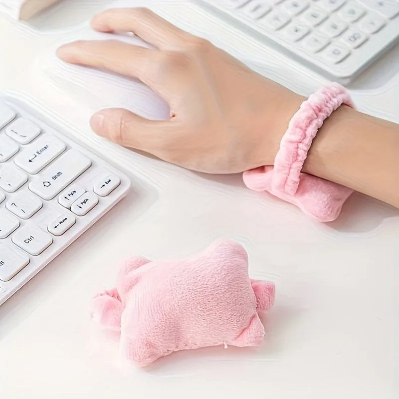 1pc Wrist Support Mouse Pad with a Small Cushion,Perfect for Office Workers to Prevent Hand Fatigue While Typing,Wrist joint pad