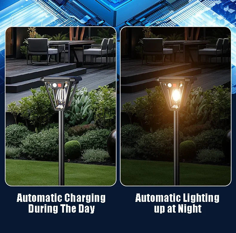 1/4 Pcs Solar Motion Sensor Light Outdoor Waterproof Lighting Dual Purpose Lawn Lamp and Wall Sconce for Garden or Porch