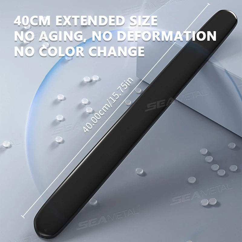 SEAMETAL 4PCS Auto Car Door Edge Protection Guards Buffer Trim Strip Anti Scratch Car Door Protector 15/30/40CM Car Accessories