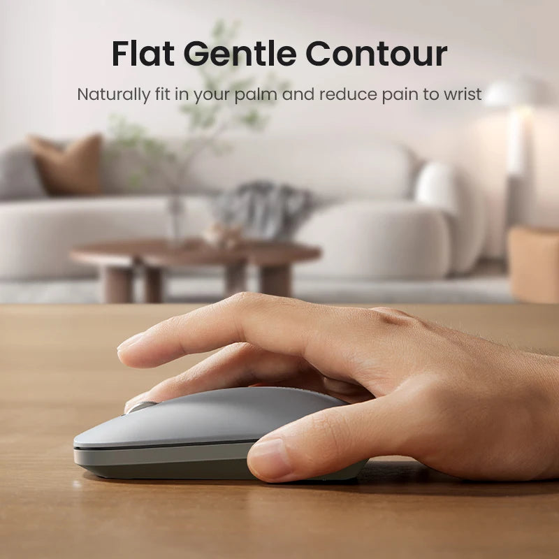 UGREEN Mouse Wireless Bluetooth 2.4G Silent Mice 4000 DPI Left Right Hand For MacBook Tablet Computer Laptop PC Wireless Mouse