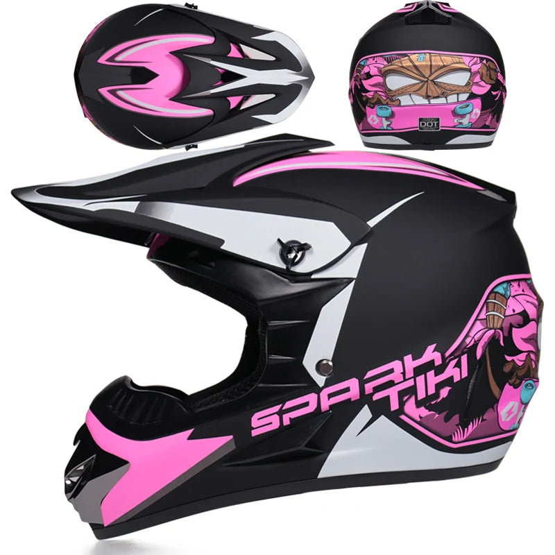 ORZ Latest Off-road Motorcycle Helmet ATV SUV Downhill Mountain Bike DH Car Helmet Cross Helmet Capacetes Motocross Dot Abs