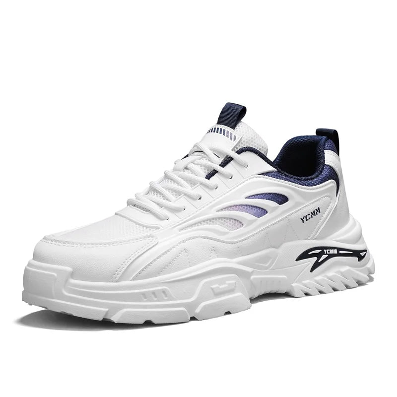 Men's thick-soled sports casual shoes spring summer soft-sole anti-slip breathable outdoor running shoes students Joker sneakers