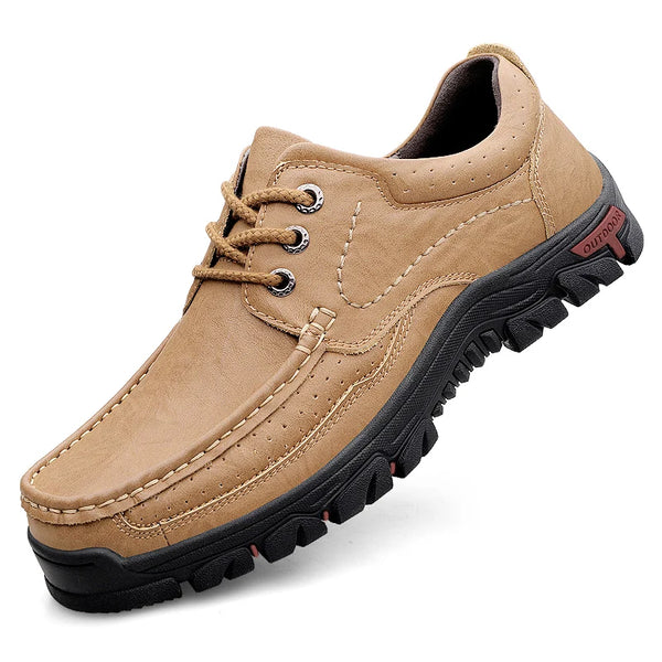 High Quality Mens Lace Up Natural Genuine Leather Shoes Men Casual Oxfords Comfortable Handmade Shoes Dropshipping