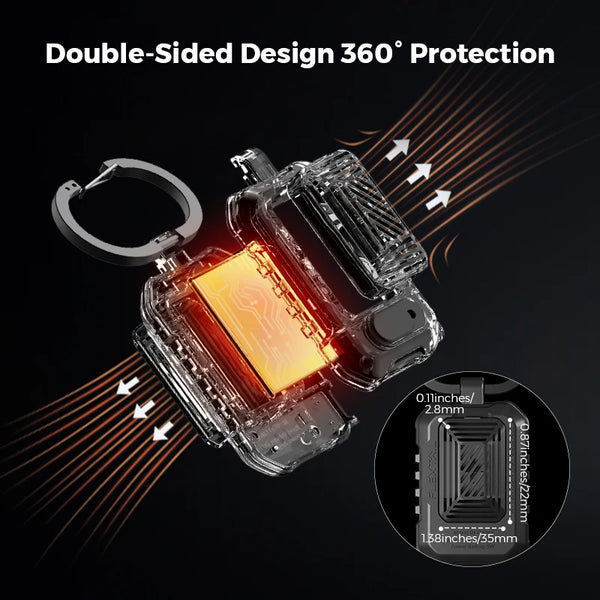 FLEXTAIL LIGHT REPELLER - Portable Mosquito Repeller with Dual Modes, IPX4 Waterproof, Without Repellent Mats