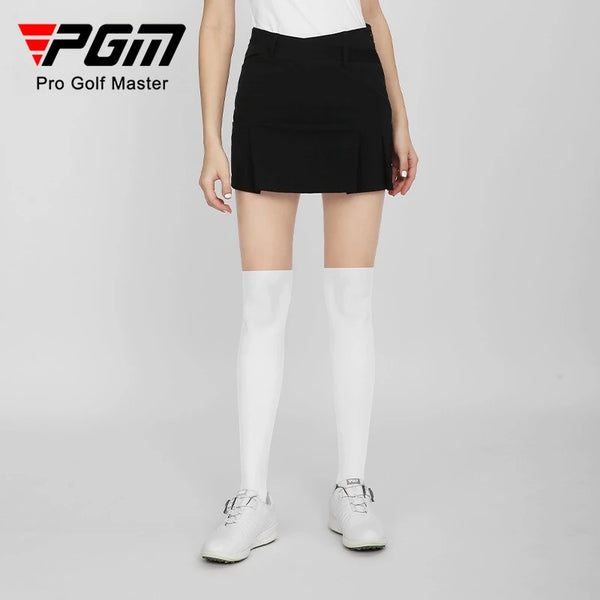 Women Summer Golf Sunscreen Leggings Sports Socks Lightweight Breathable Spliced Anti Hook Silk Sock WZ023