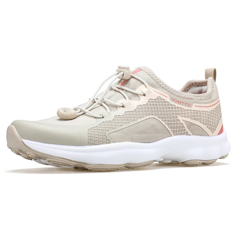 HUMTTO Lace-up Casual Sneakers Outdoor Trail Running Shoes Women Breathable Women's Sports Shoes Luxury Designer Woman Sneaker