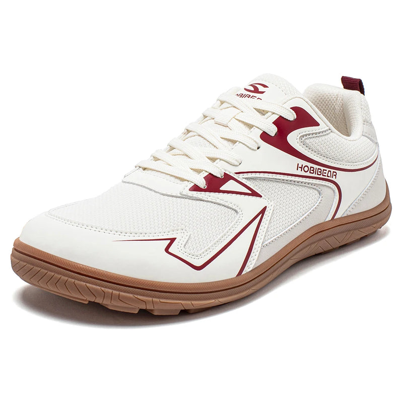 HOBIBEAR Barefoot Minimalist Shoes Unisex Wide Width Outdoor Running Sneakers Zero-Drop Non Slip Walking Shoes for Women Men