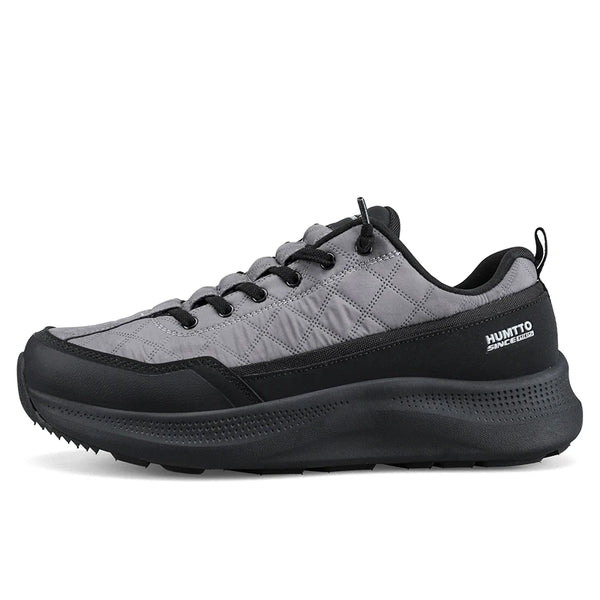 HUMTTO Mens Hiking Shoes Breathabl Sports Luxury Designer Shoes for Men Cushioning Black Man Sneakers Jogging Casual Trainers