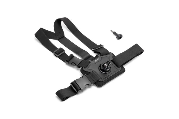 DJI Osmo Action Chest Strap Mount Comfortable to wear, with an adjustable camera tilt angle for DJI Osmo Action 5 Pro/Osmo 360