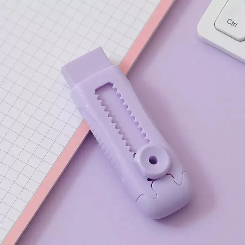 Push Pull Eraser for Children and Elementary School Students, Pencil Eraser Without Debris, Push-Pull Lock Eraser, Stationery
