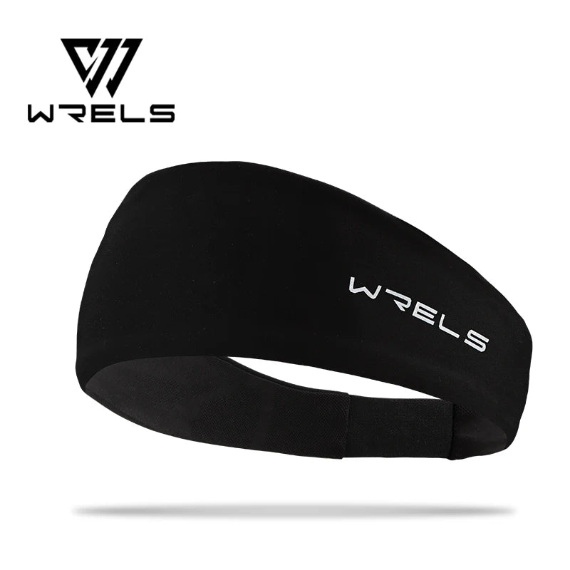 WRELS Sports Headband Sweat Wicking Quick Dry Sweatband Reflective Hair Band High Elastic Durable Men Women Running Headband