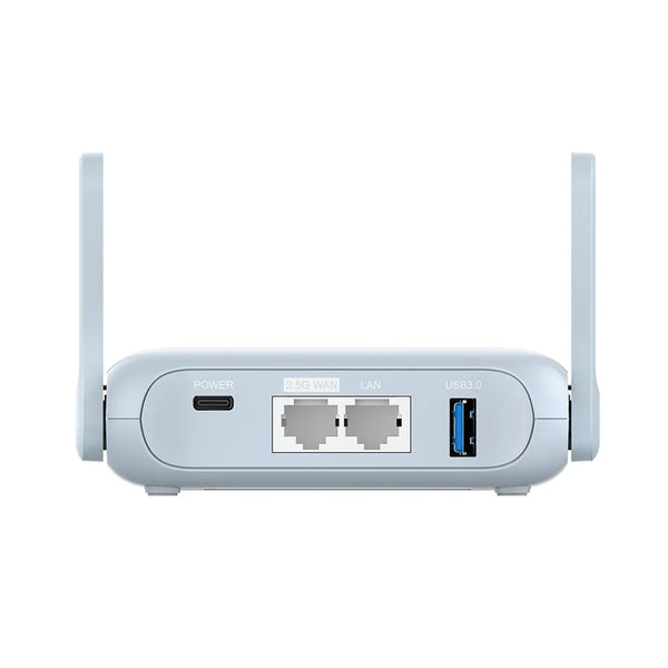 GL.iNet GL-MT3000 (Beryl AX) រ៉ោតទ័រឥតខ្សែ Wi-Fi 6 សម្រាប់ធ្វើដំណើរ Gigabit ភ្ជាប់ Wi-Fi សាធារណៈ និងសណ្ឋាគារ ច្រកចូលសម្ងាត់ សន្តិសុខតាមអ៊ីនធឺណិត
