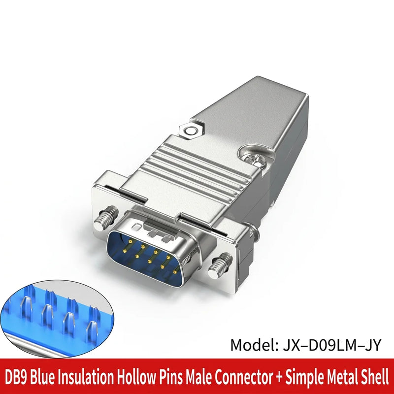 DIVEDEER DB9 Male & Female Connectors 9-Pin Serial Adapters for RS232 RS485 COM Port