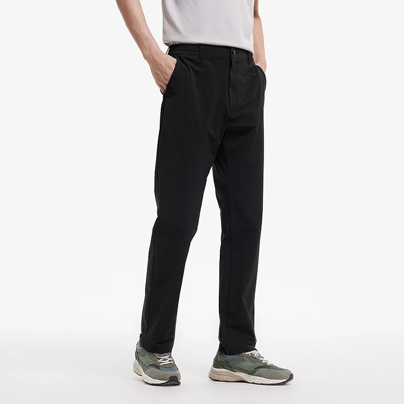 Semir Men Pants Cooling 2026 Quick Dry Straight Solid Stretch Urban Casual Everyday Style Soft Comfortable Daily Wear Trendy