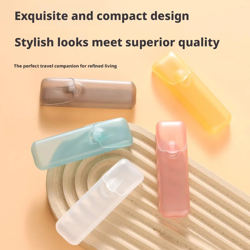 1pc Mini small Storage Box.PP Transparent Material,Dental Floss Box, Mini Toothpick Storage Box Portable Cotton Swab Box