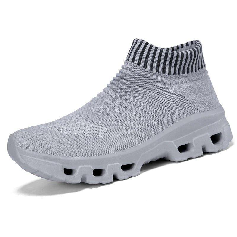 Mens Walking Shoes 2025 New Lightweight Mesh Breathe Thick Soled Comfort Unisex Daily Casual Outdoor Sports Leisure Sneakers