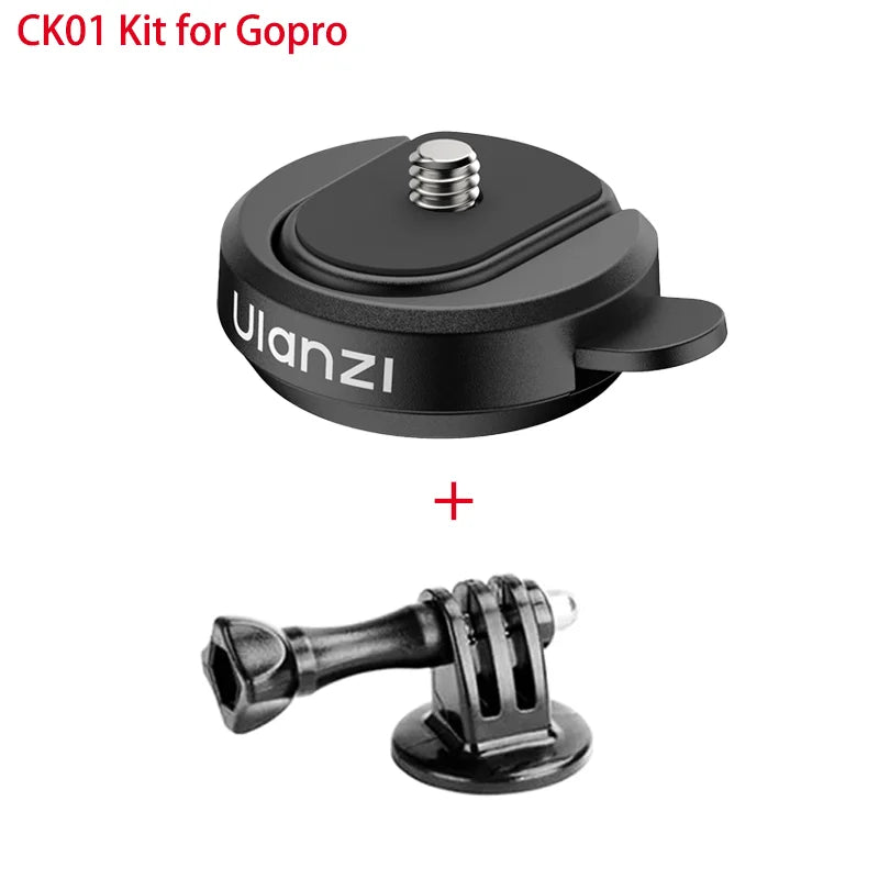 ឈុតក្លីបស្ពាយក្រោយ Ulanzi CK01 CK02 ម៉ាញេទិករហ័សសម្រាប់កាមេរ៉ា Gopro DJI Pocket 3 DSLR