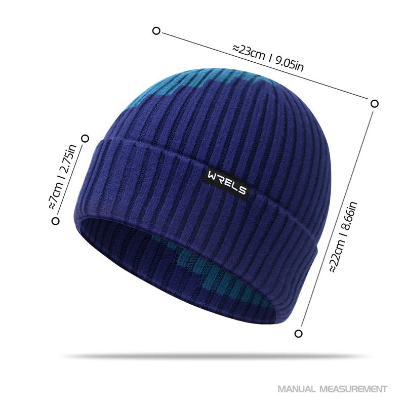 WRELS Winter Outdoor Cycling Warm Hat Fleece Sports Hat Fishing Protection Windproof Mountaineering and Skiing Cold-proof Caps