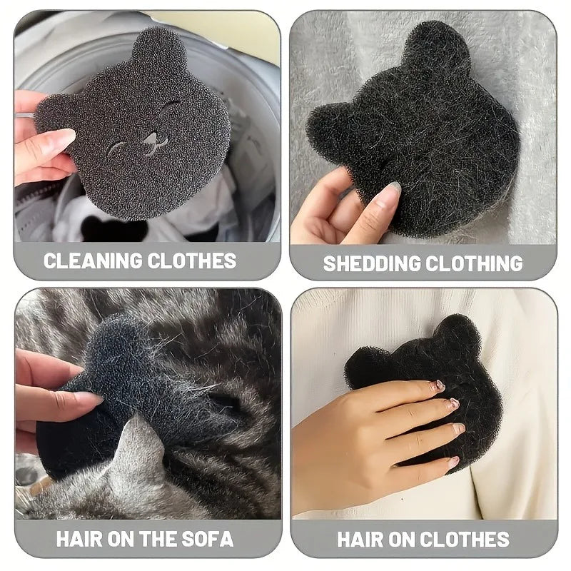 5pcs Reusable Pet Hair Cleaning Sponges, Effectively Prevent Clothing Tangles,Capture Lint, Hair, Easy to Clean, Durable.
