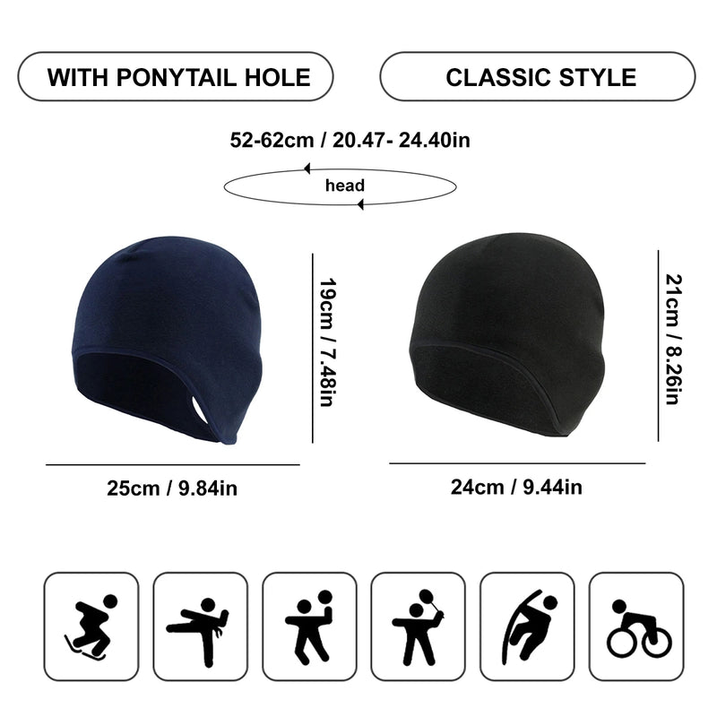 Winter Windproof Ear Warmer Running Headbands Warm Head Wraps Sport Bicycle Hat Headdress Hiking Riding Snowboard Soft Hats