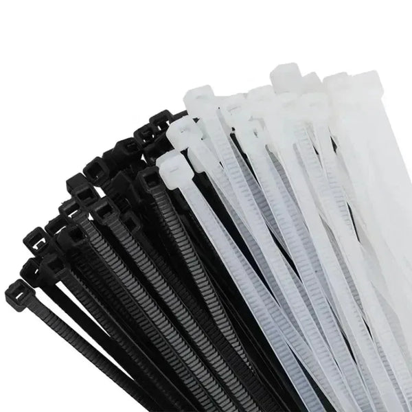 100-1000 PCS Self-locking Plastic Nylon Tie Black Fastening Strap Cable-Tie-Set Cable Zip Tie Fastening Ring Zip Wraps Strap Tie