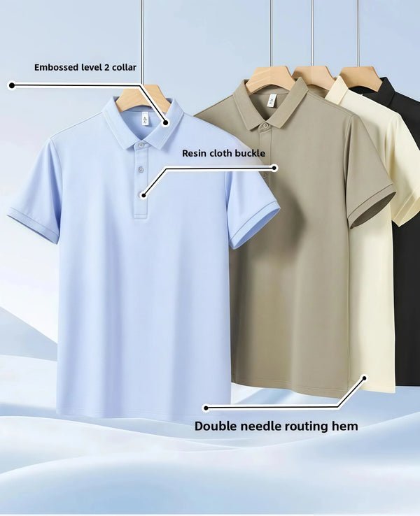 Summer  Cotton Polo Shirt Print Logo Customized Embroidery Company Group Name Men Women Short Sleeved Breathable Top