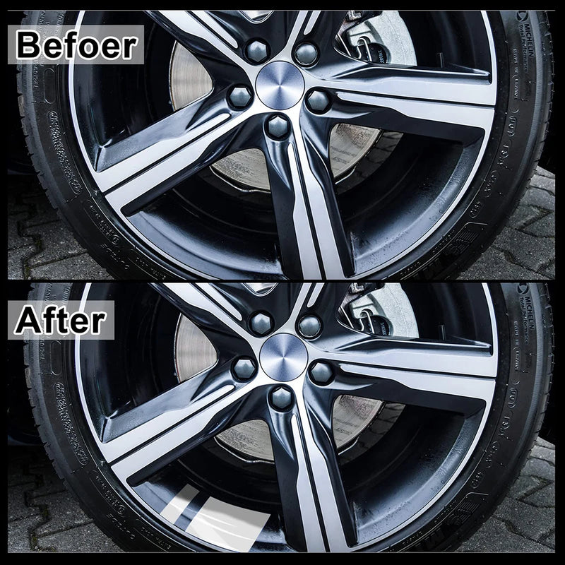 SEAMETAL Car Wheel Reflective Stickers Auto Safety Warning Sticker Reflector Protective Strip for Car Wheel Styling Decoration