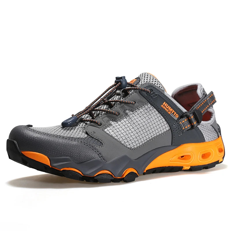 HUMTTO Hiking Shoes Breathable Summer Beach Water Sneakers Men 2022 Trekking Outdoor Casual Shoes Mens Sports Sandals for Man