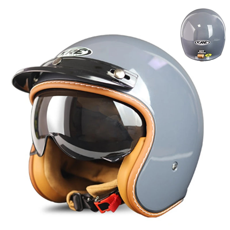 មួកសុវត្ថិភាពម៉ូតូ Capacete De Moto Scooter មួកសុវត្ថិភាពមុខបើកចំហរ ច្រើនលំនាំ Casco Moto Equipment Four Seasons ECE DOT អនុម័ត