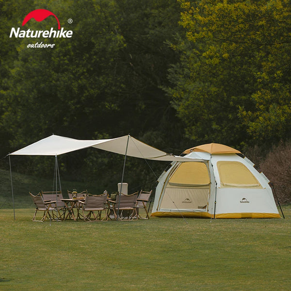 Naturehike Tent Camping Automatic Tent 2 3 4 Person Shelter One Touch Tent Outdoor Park Family Quick Opening Tents Awning Tent