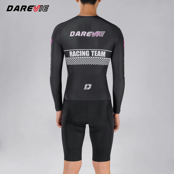 ឈុតជិះកង់ DAREVIE អ៊ីតាលី ELASTIC-INTERFACE® Pad ឈុតស្បែកជិះកង់កម្រិតខ្ពស់ ឈុតជិះកង់ Aero ឈុតជិះកង់ Aerodynamic សម្រាប់ក្រុមប្រណាំង