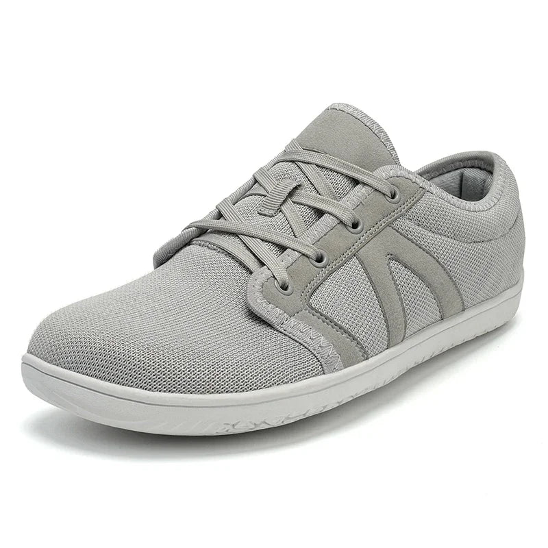 Extra Width Barefoot Shoes Wide Box Toe Shoes Minimalist Nonslip Outdoor Casual Flat Walking Sneakers Zero Drop Breathable Mesh