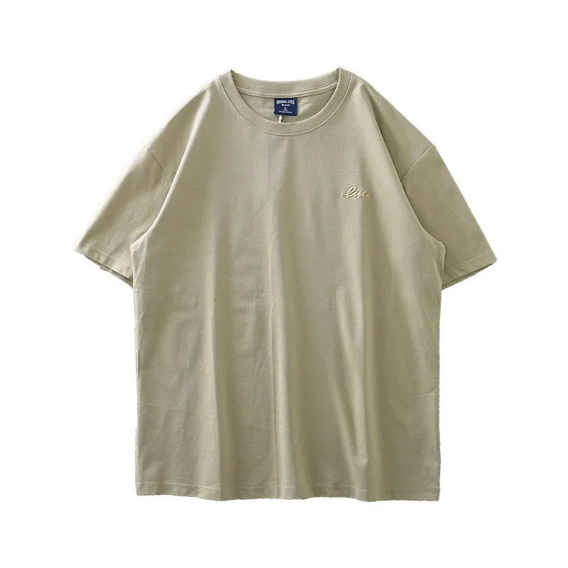 DUKEEN Men's Sorona Cool Touch Quick-Dry T-Shirt - Summer Short Sleeve with Embroidered Lettering and Premium Feel