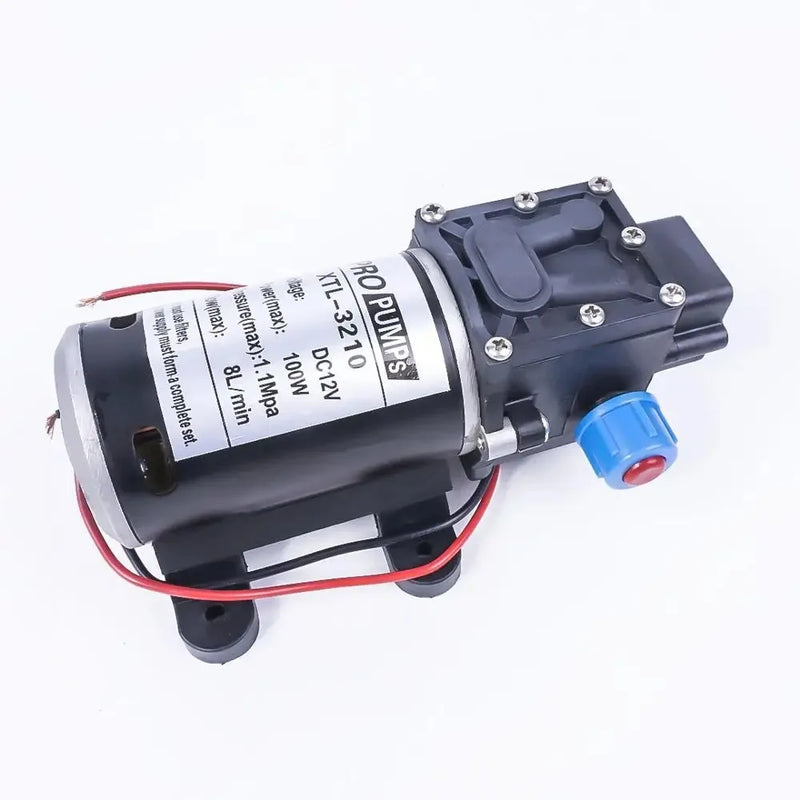 DIVEDEER 100W High-Pressure Mini Diaphragm Pump Self-Priming Water Pump for Liquid Filling 130PSI 8L/Min