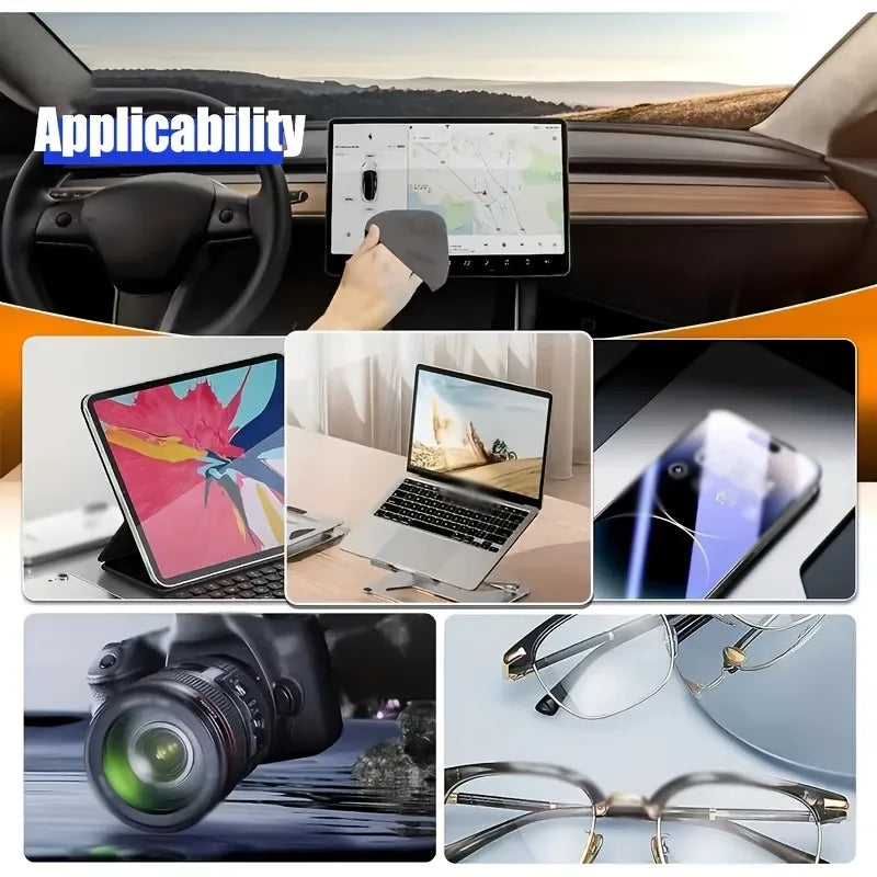 1pc Ultra-Fine Fiber Car Screen Cleaning Cloth,Efficient Cleaning,Durable,Portable,Car Interior Cleaning Supplie,Screen cleaning
