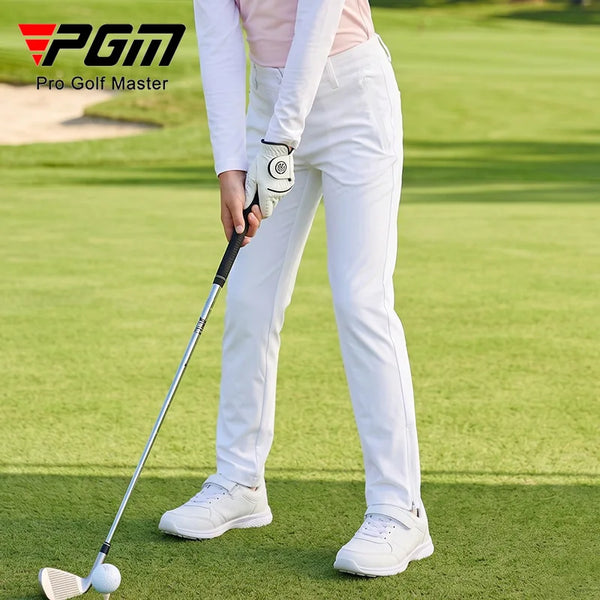 PGM Children's Golf Clothing Girls' Summer Pants Elastic Soft Sports Fabric KUZ222