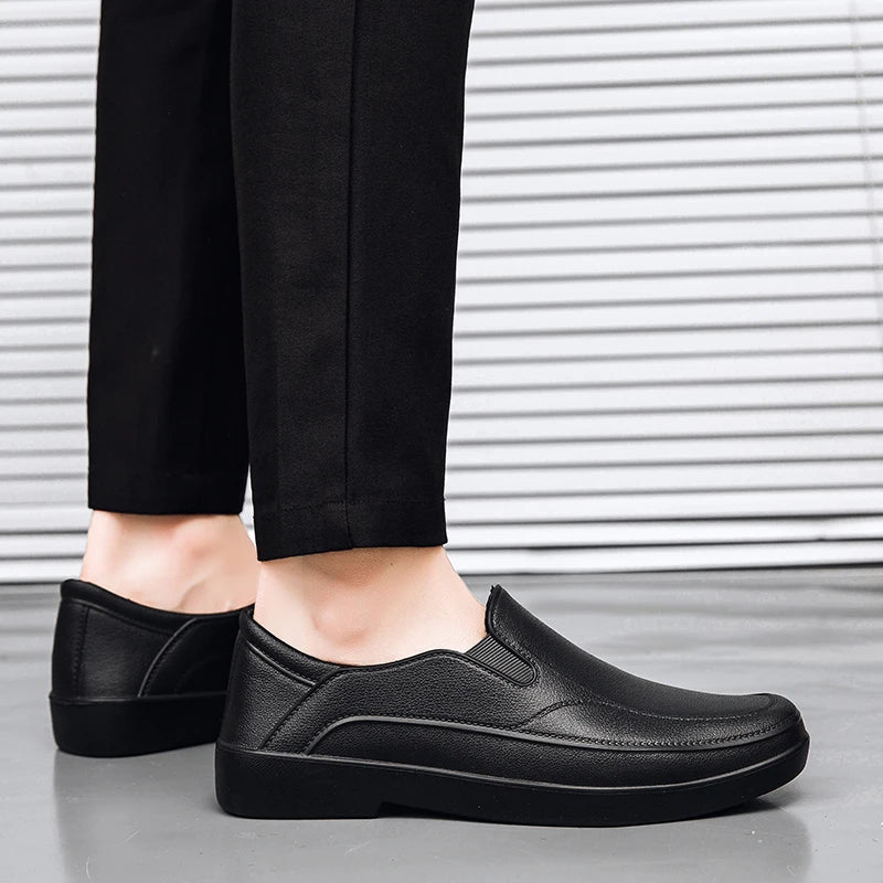 Hotel Chef Shoes Four Seasons New Waterproof Skid-proof Oil-proof Kitchen Work Shoes Men's Light EVA Outdoor Garden Rain Boots