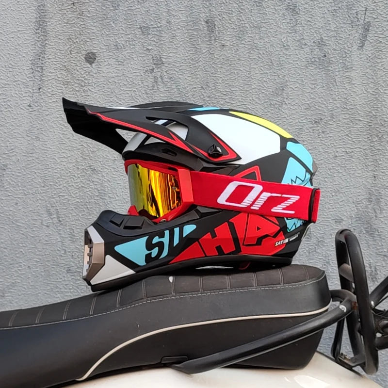 Men Motocross Helmet Off Road Professional Atv Cross Helmets Mtb Dh Racing Motorcycle Helmet Dirt Bike Capacete De Moto Casco