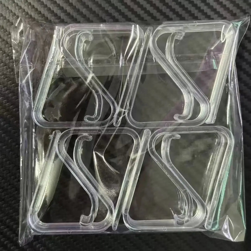 Transparent Plastic Tablecloth Clips Triangle Anti‑Slip Table Corner Fixing Buckle Table Cover Holder Clamp For Dining Table Hom