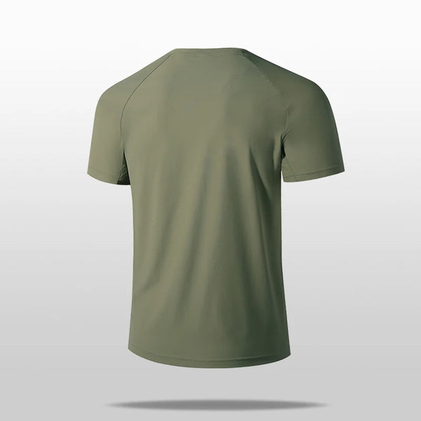 SBWL High-quality Summer Men's Outdoor Sports Quick-Drying T-Shirt Breathable Casual Running Short-Sleeved Shirt Tops