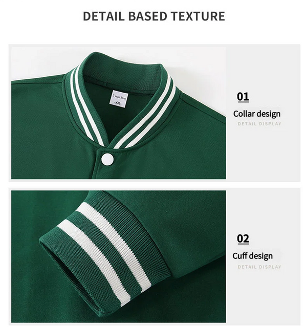 2026 Early Autumn Trend Fashion Daily Thin Button Baseball Suit Multi-Color Causal Couples Jacket Customized Group Clothes