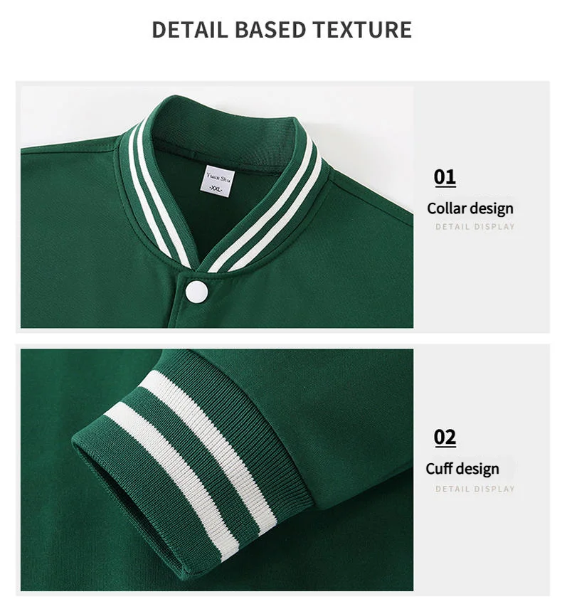 2026 Thin button baseball suit causal couples jacket  for Early autumn trend fashion daily customized group clothes