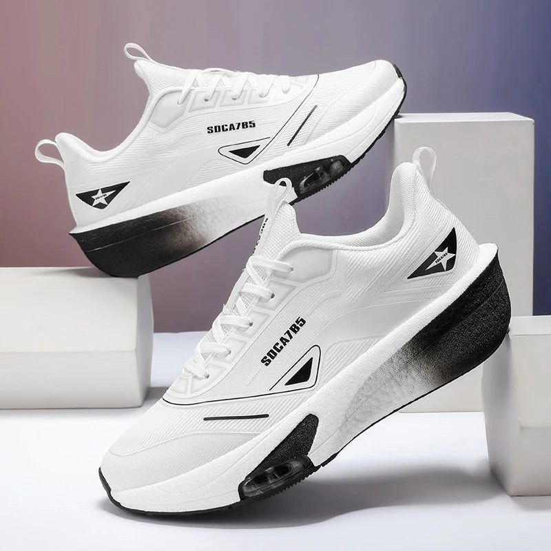 Mens Running Shoes 2025 Autumn New Breathable Cushioning Anti Slip Running Shoes Training Professional Sneakers for Men