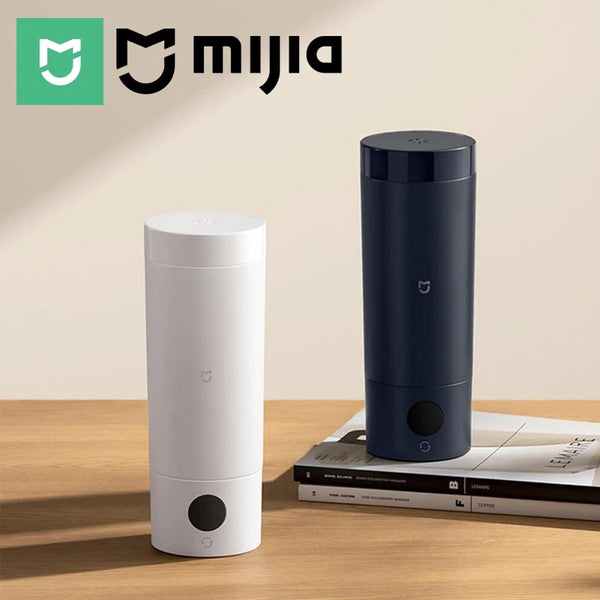 MIJIA Portable Electric Heating Cup 2，New Upgraded Version,LED Screen，Electric Kettle,Chinese Version With Adapter